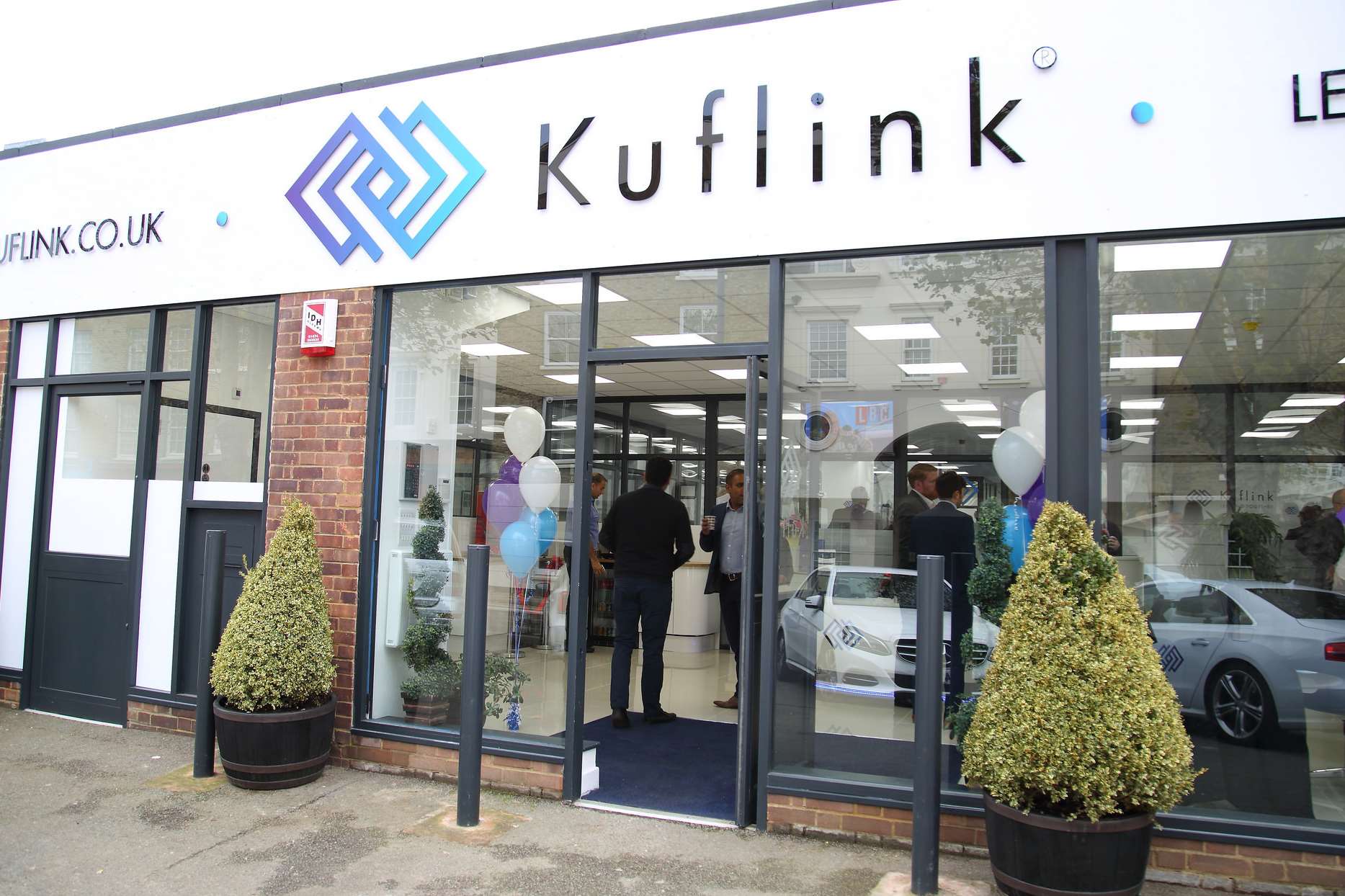 The Kuflink office is on the former Blockbuster site
