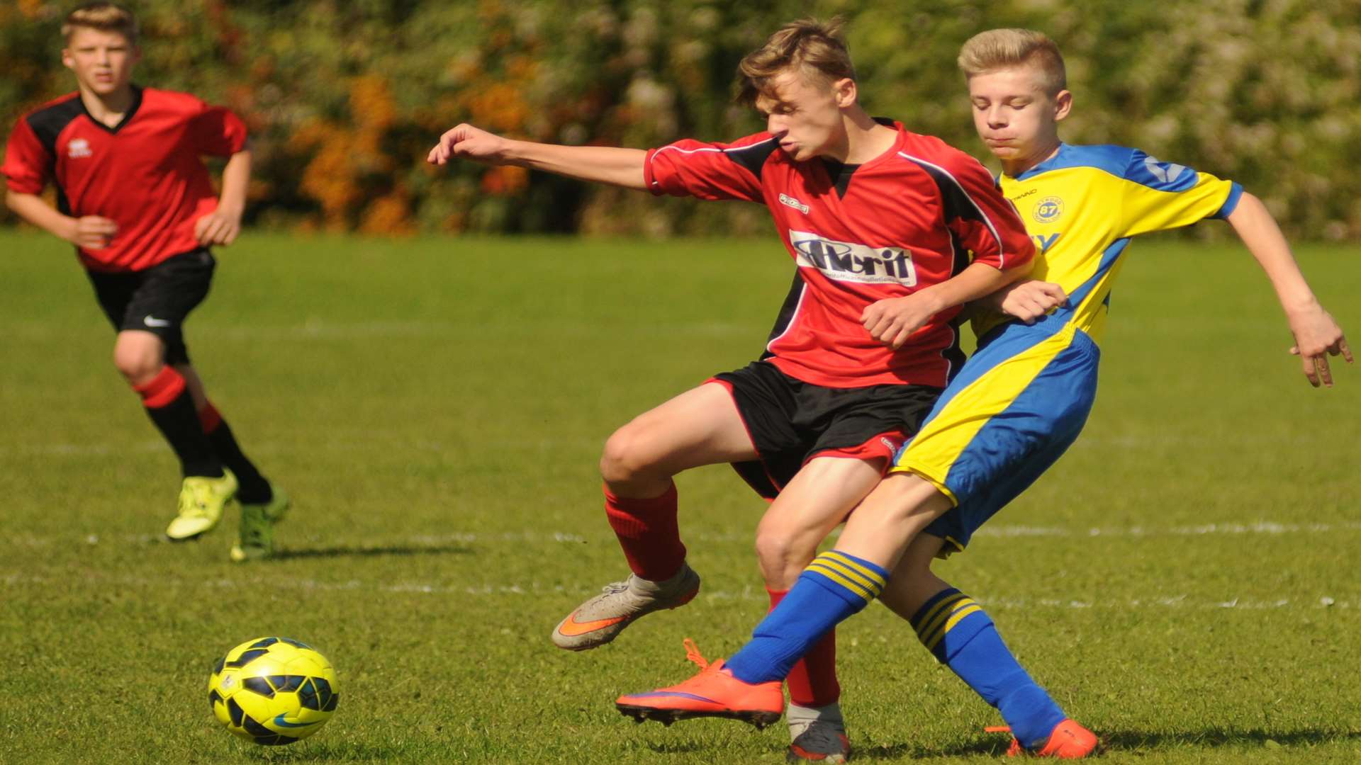 Rainham Kenilworth under-15s hold off Strood 87 in their League Cup clash Picture: Steve Crispe
