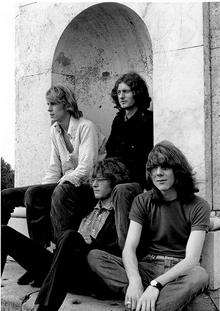 Soft Machine in 1968. Kevin Ayres is on the left.