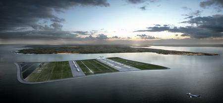 Engineers at Beckett Rankine have unveiled plans for a £39billion airport off the east Kent coast on Goodwin Sands