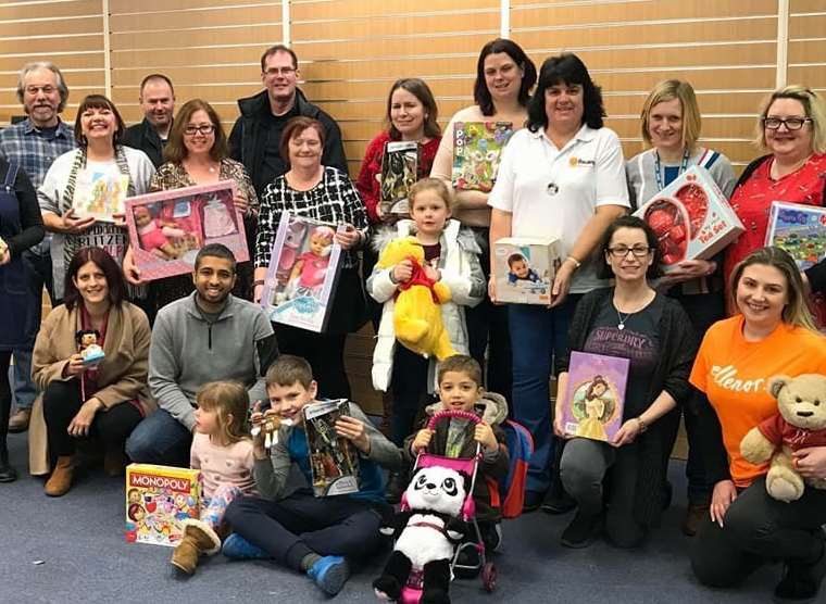 Over a thousand toys were collected for local charities at this year's Dartford Toy Appeal.