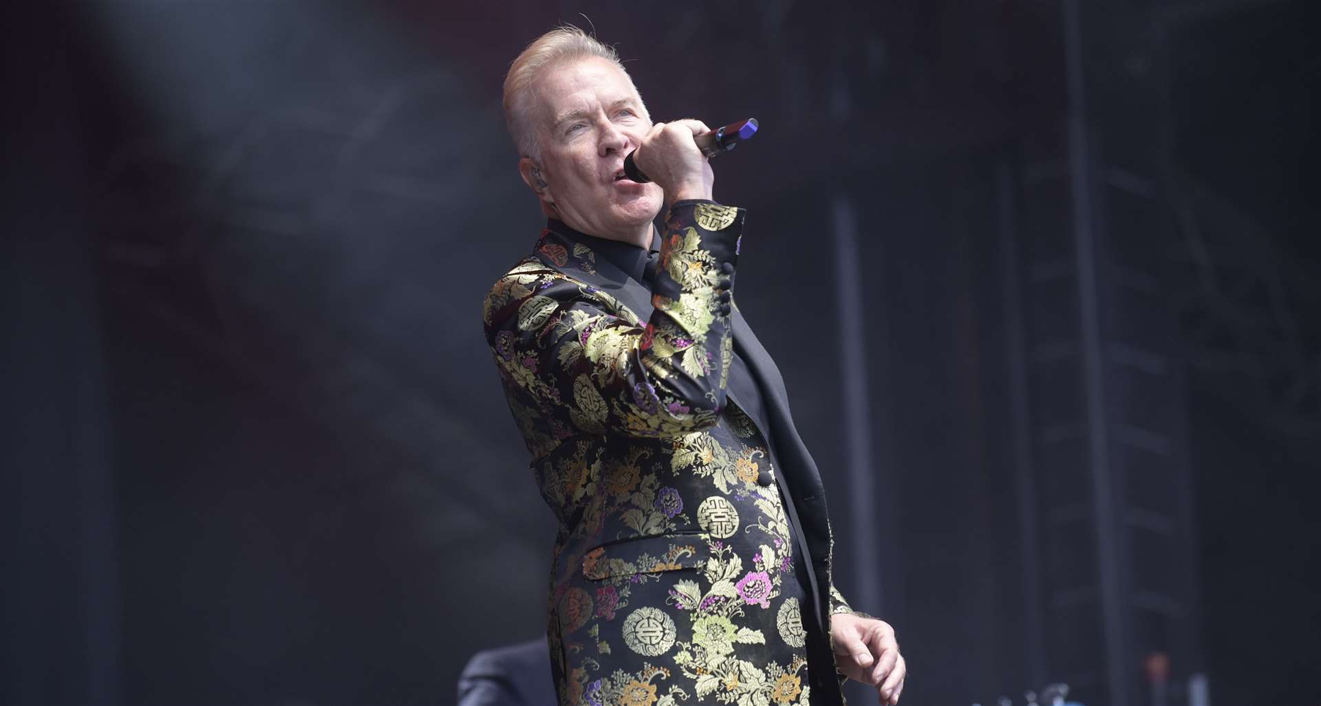 ABC supported Tears for Fears: Martin Fry, lead singer, entertains the crowds Picture: Barry Goodwin