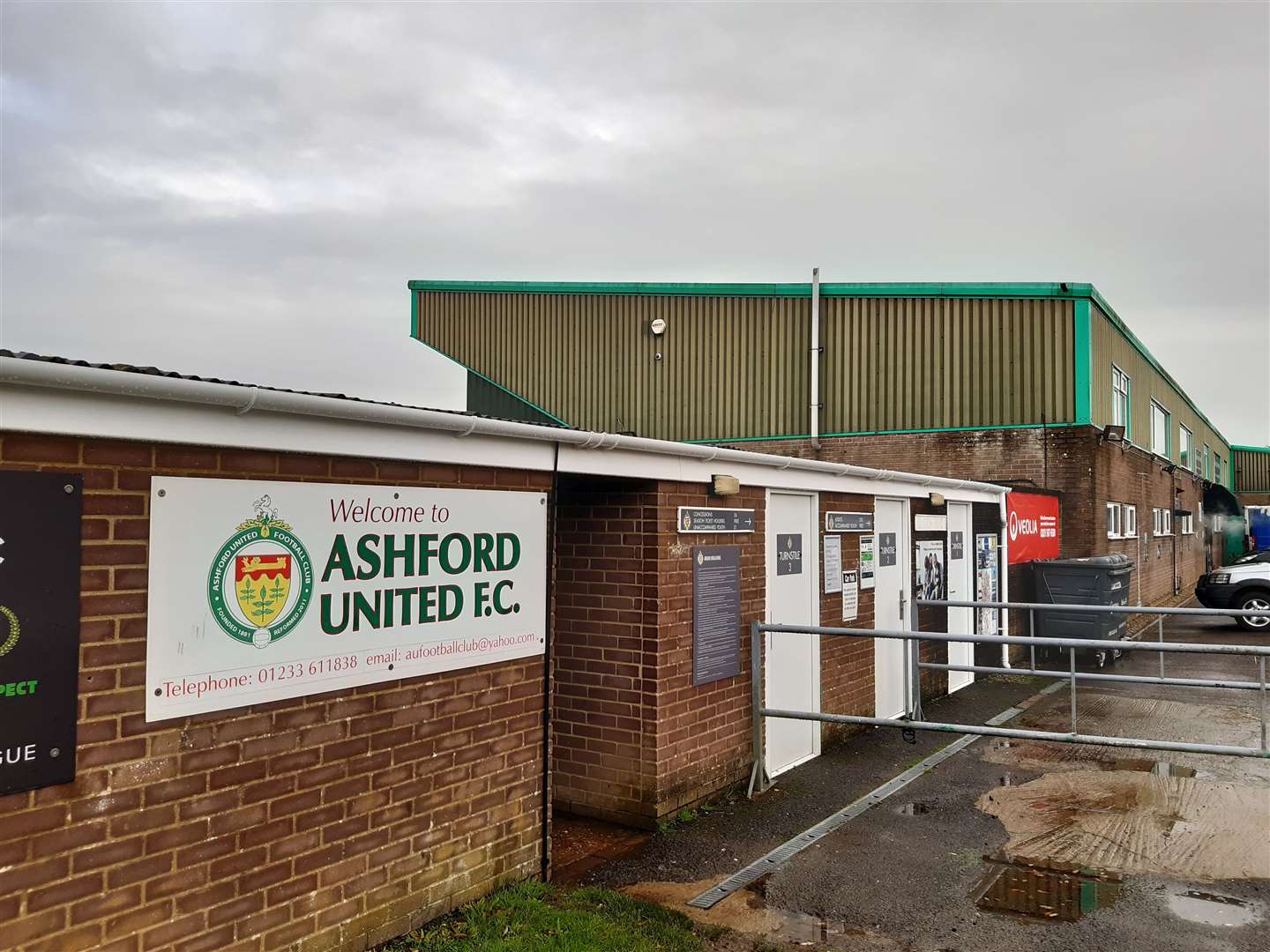 Ashford United's Homelands ground
