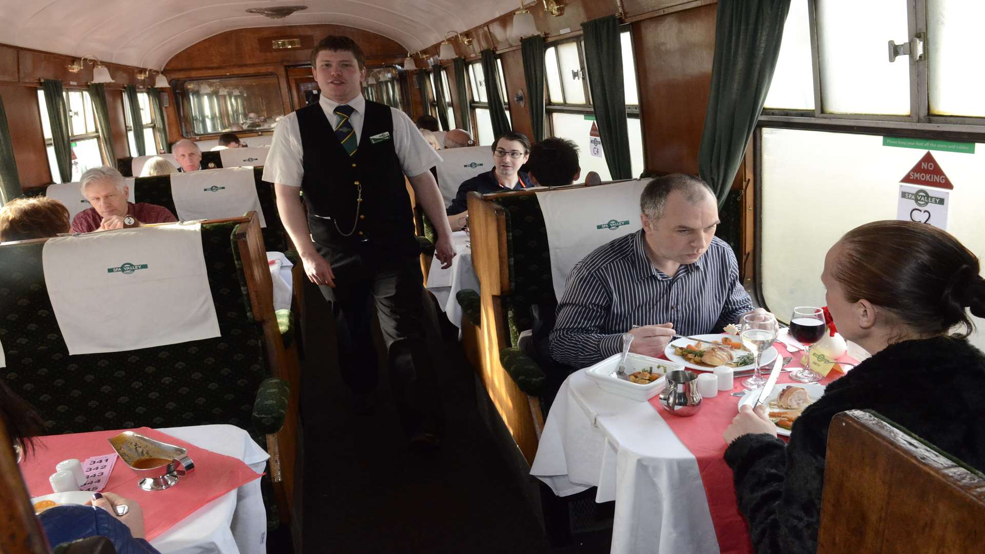 Dining on the Spa Valley Railway