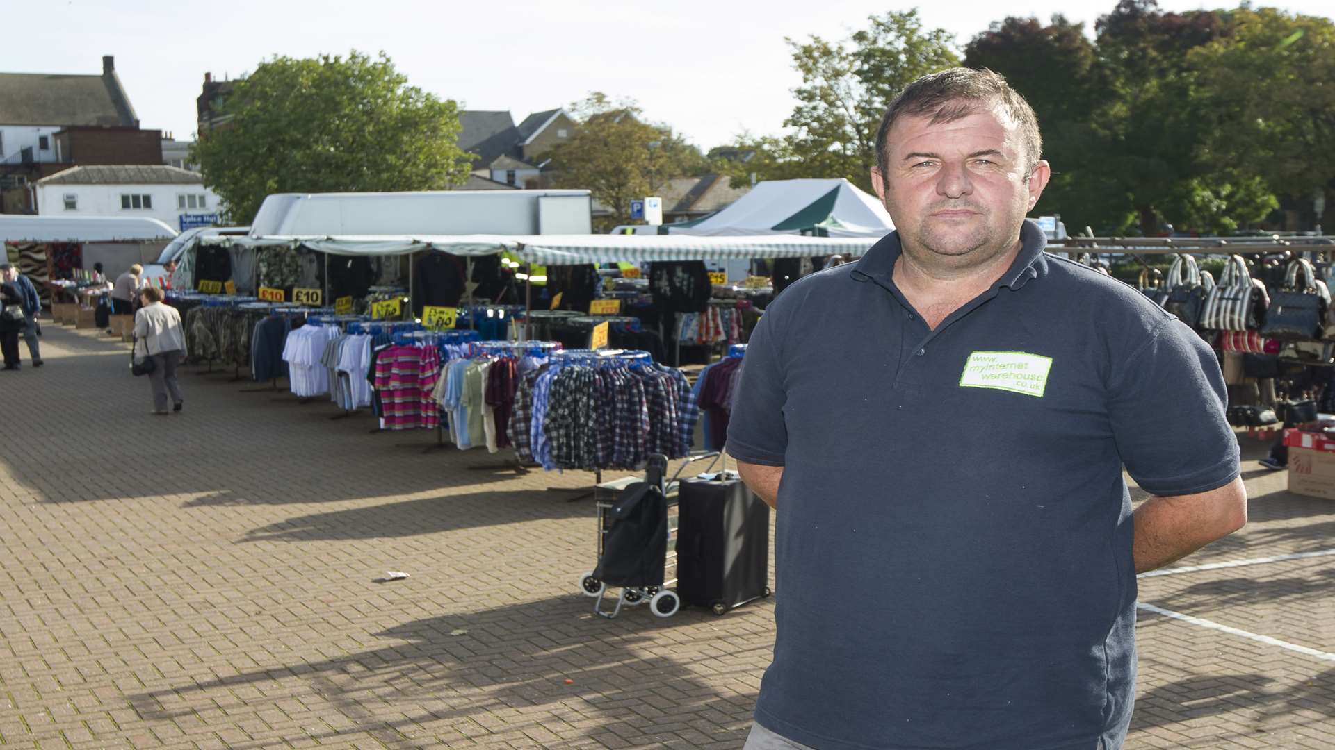 Justin Healey of Sheerness Market Traders Cooperative
