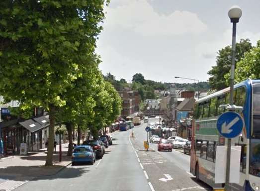 The attack happened in Mount Pleasant Road. Picture: Google.