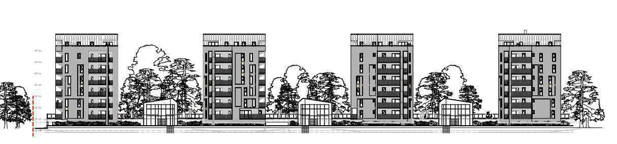 Drawings of the proposed blocks of flats have been released