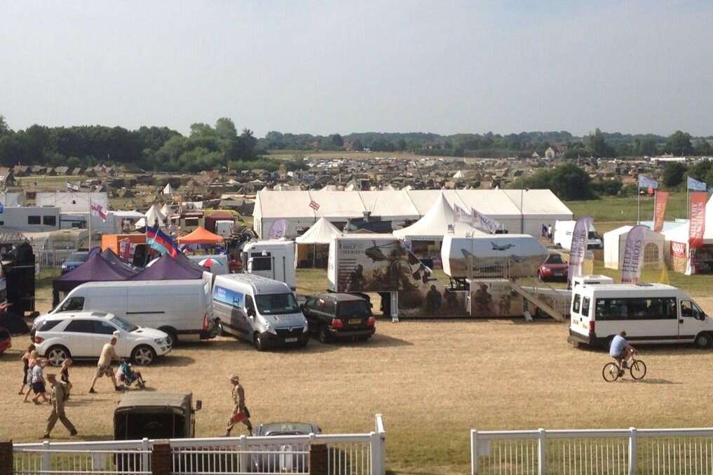 The War and Peace Revival at Folkestone Racecourse