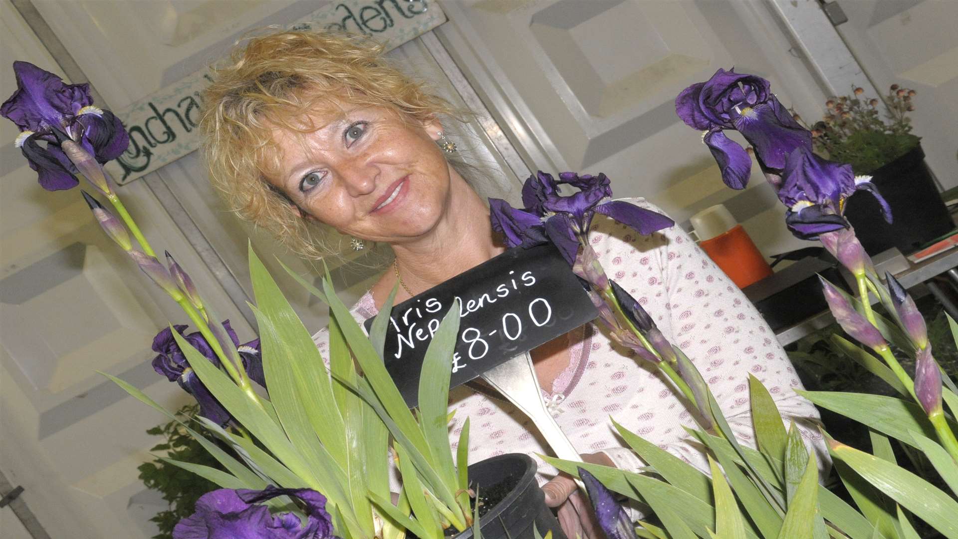 Donna Richardson from Enchanted Gardens at the Kent Garden Show