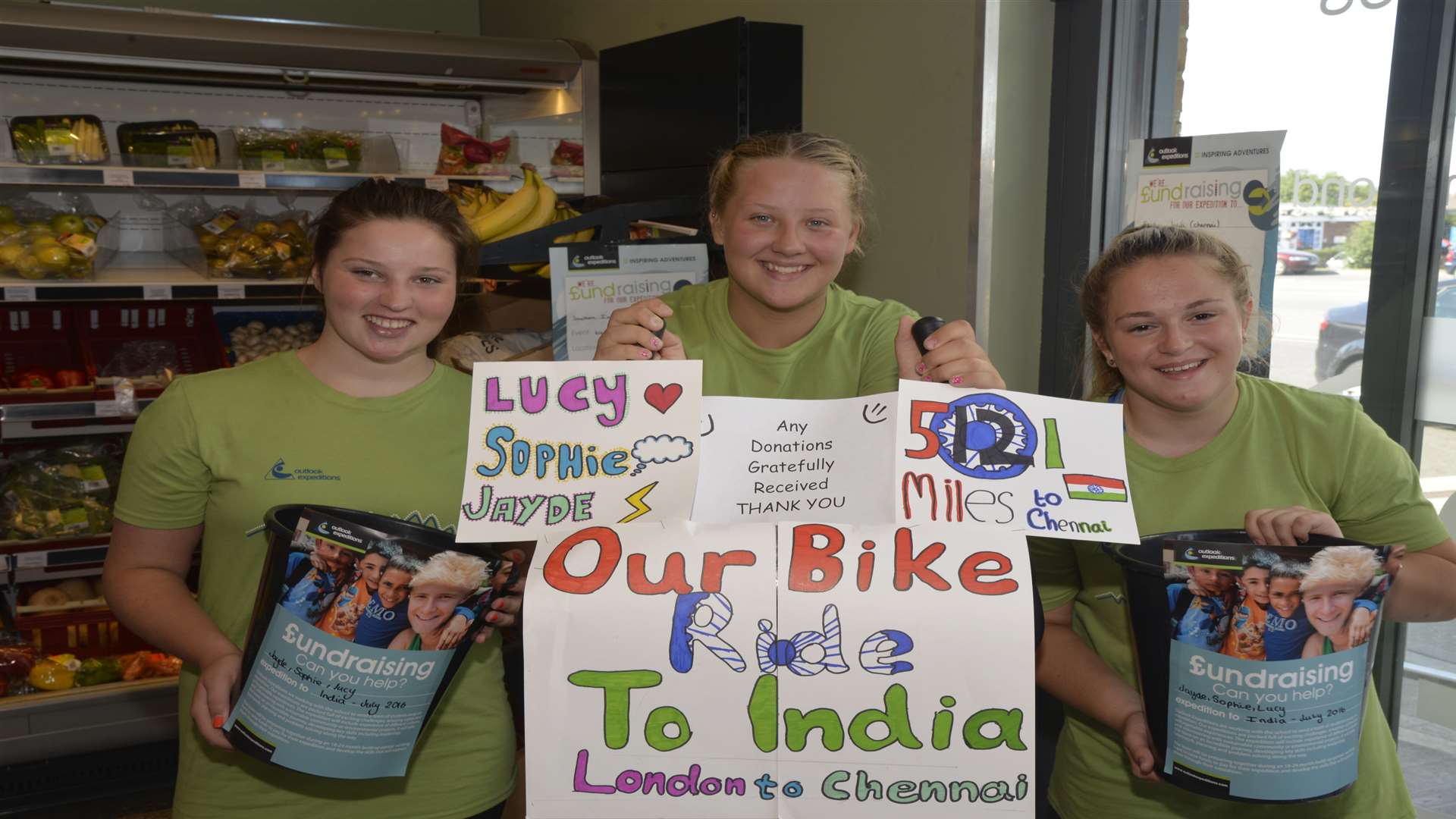 Westlands pupils on exercise bike to raise funds for their trip to India