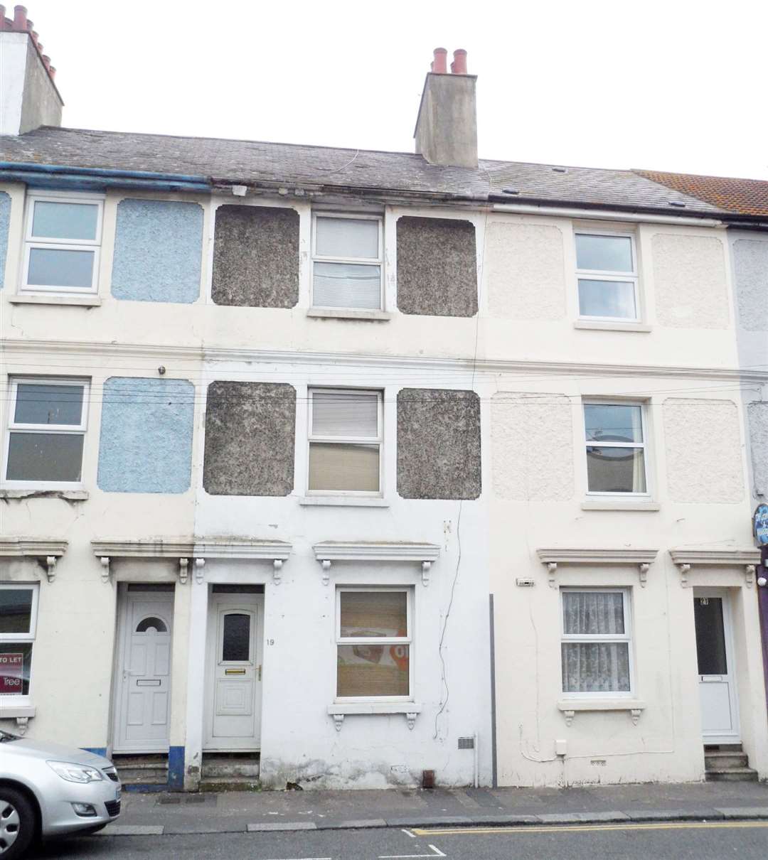 The mid terrace property went under the hammer selling for £115,000 Picture: Clive Emson
