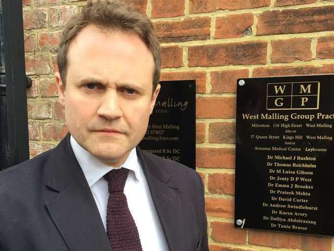 Tonbridge and Malling MP Tom Tugendhat has written to police chiefs to encourage officers to make “robust use” of powers to protect politicians