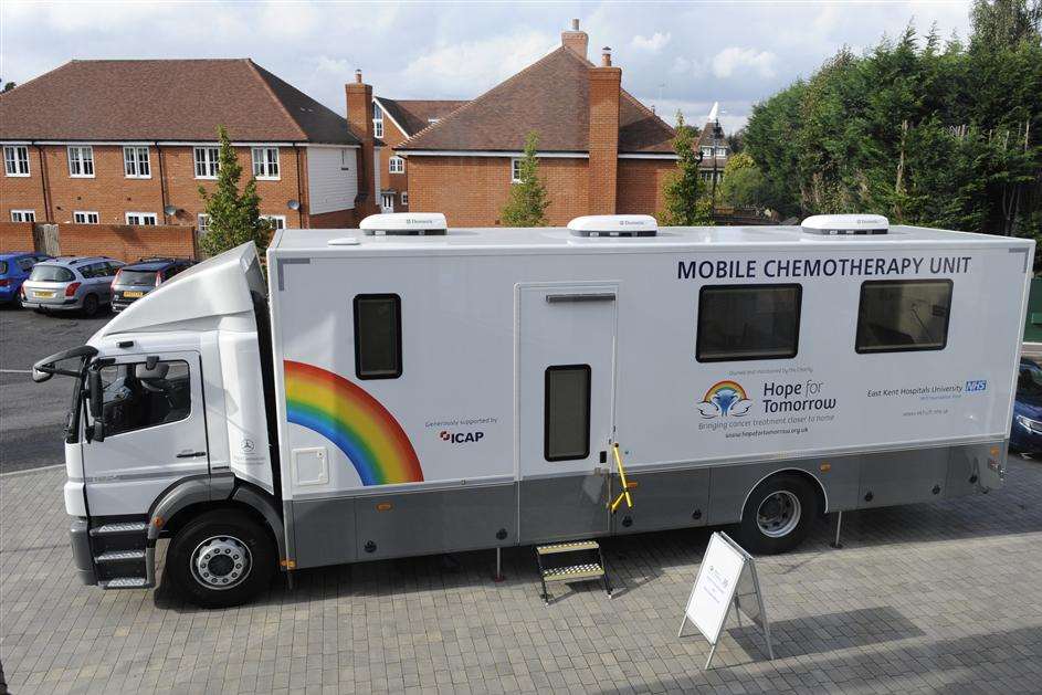 The launch of the mobile chemotherapy unit