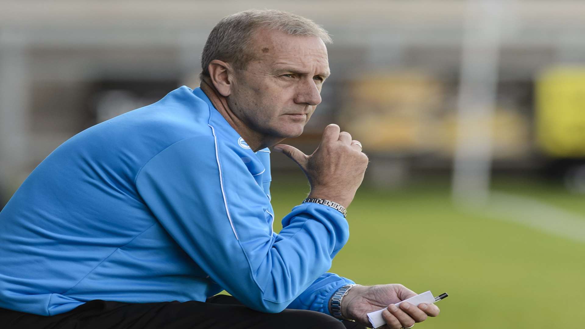 Tony Burman watches Dartford take on Hungerford Picture: Andy Payton