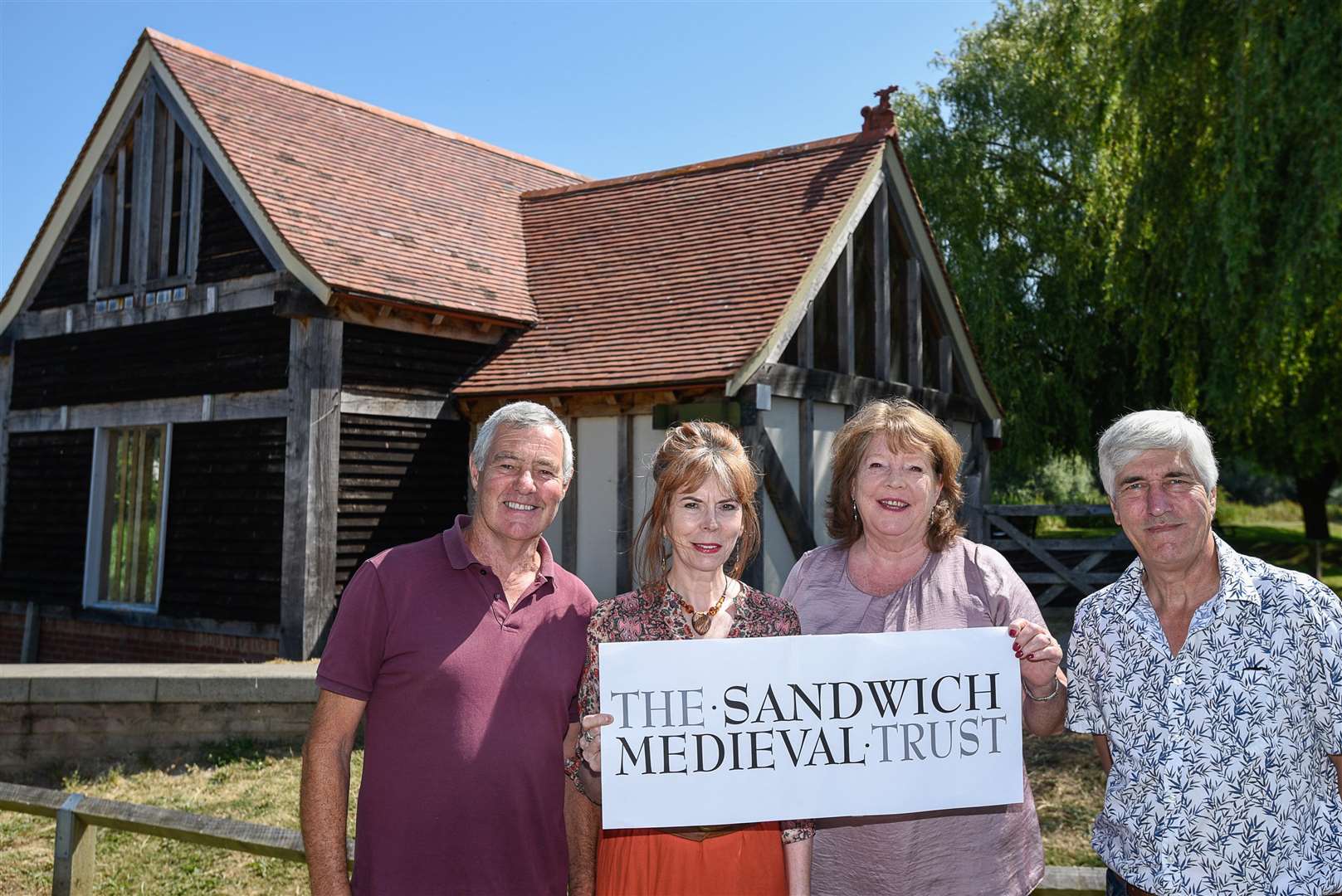 Steve Laslett, Julia Baxter, Lynne O'Donoghue and Bob Martin are the trsutees of Sandwich Medieval Trust