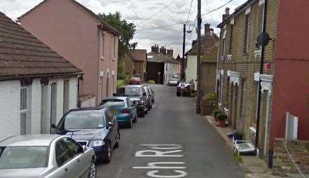 The couple live in Church Road, Oare. Google Street View