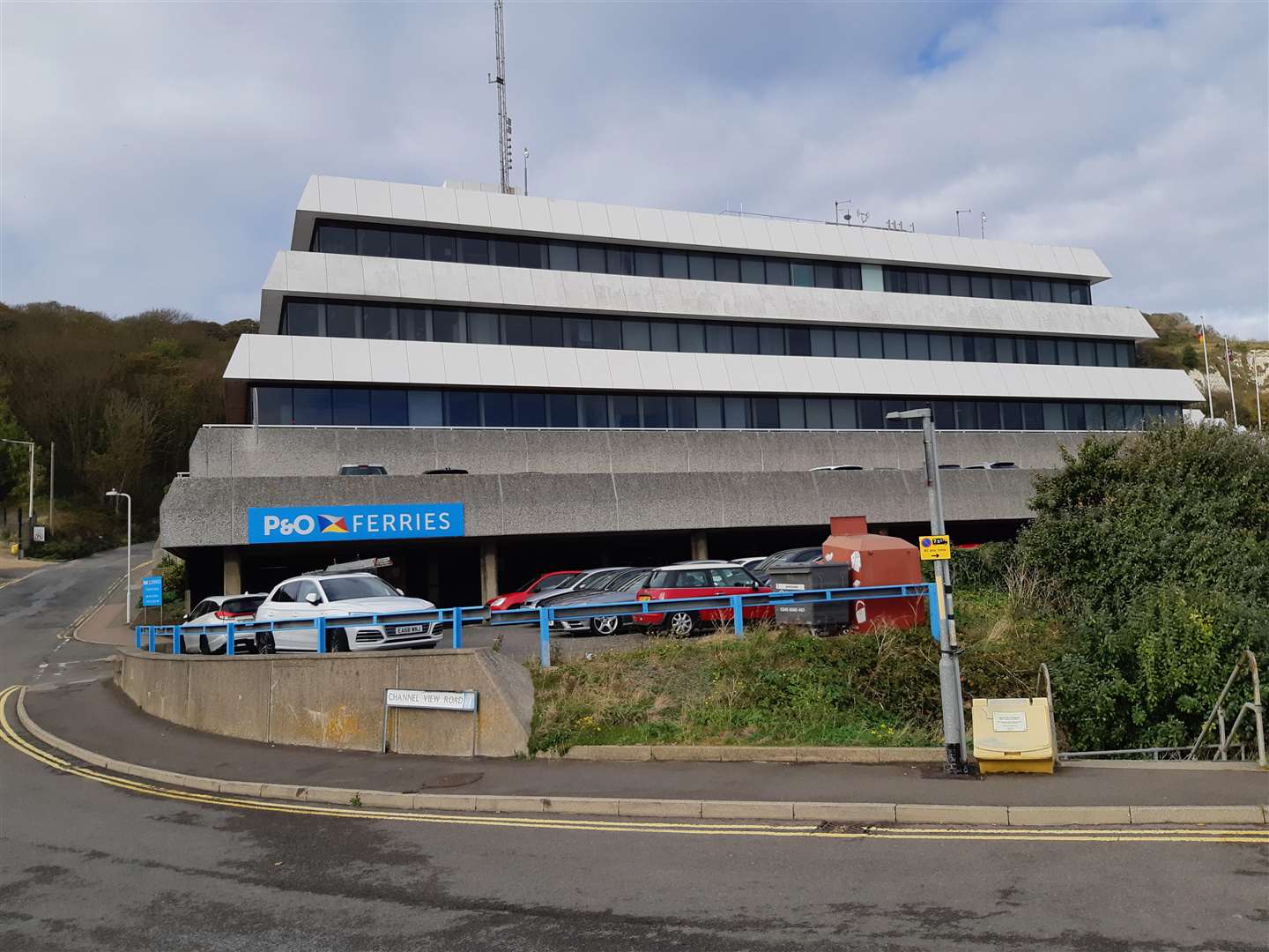 P&0's UK headquarters at Channel View Road, Dover