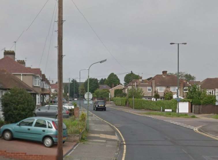 Police responded to the incident in Chastilian Road, Dartford. Picture: Google.