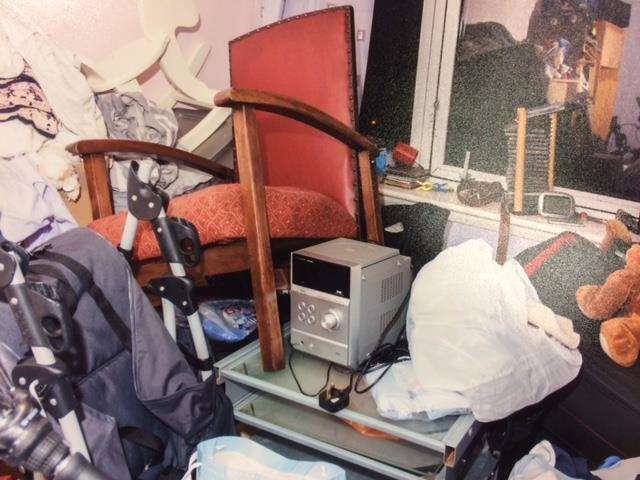 Baby Tony was forced to live in squalid conditions