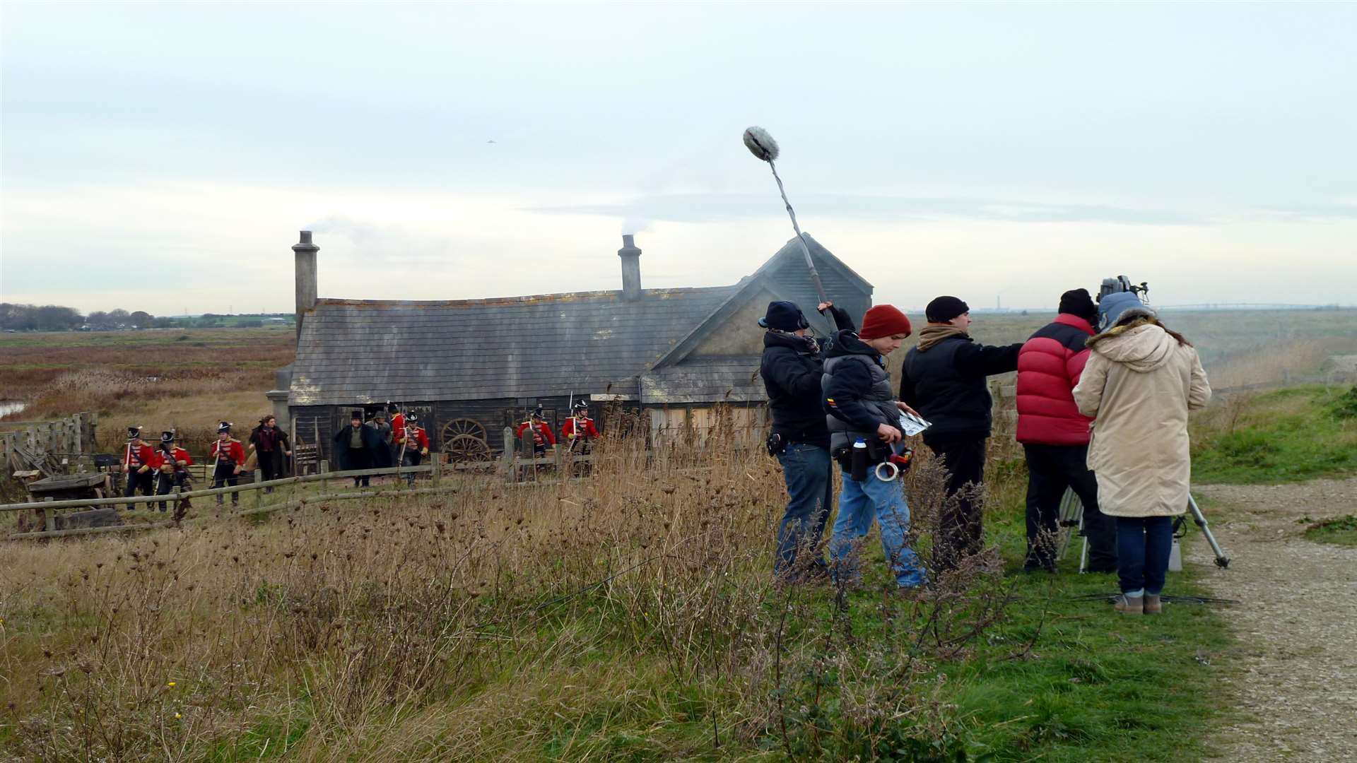 Behind the Scenes with Great Expectations at Oare Marshes © Kent Film Office
