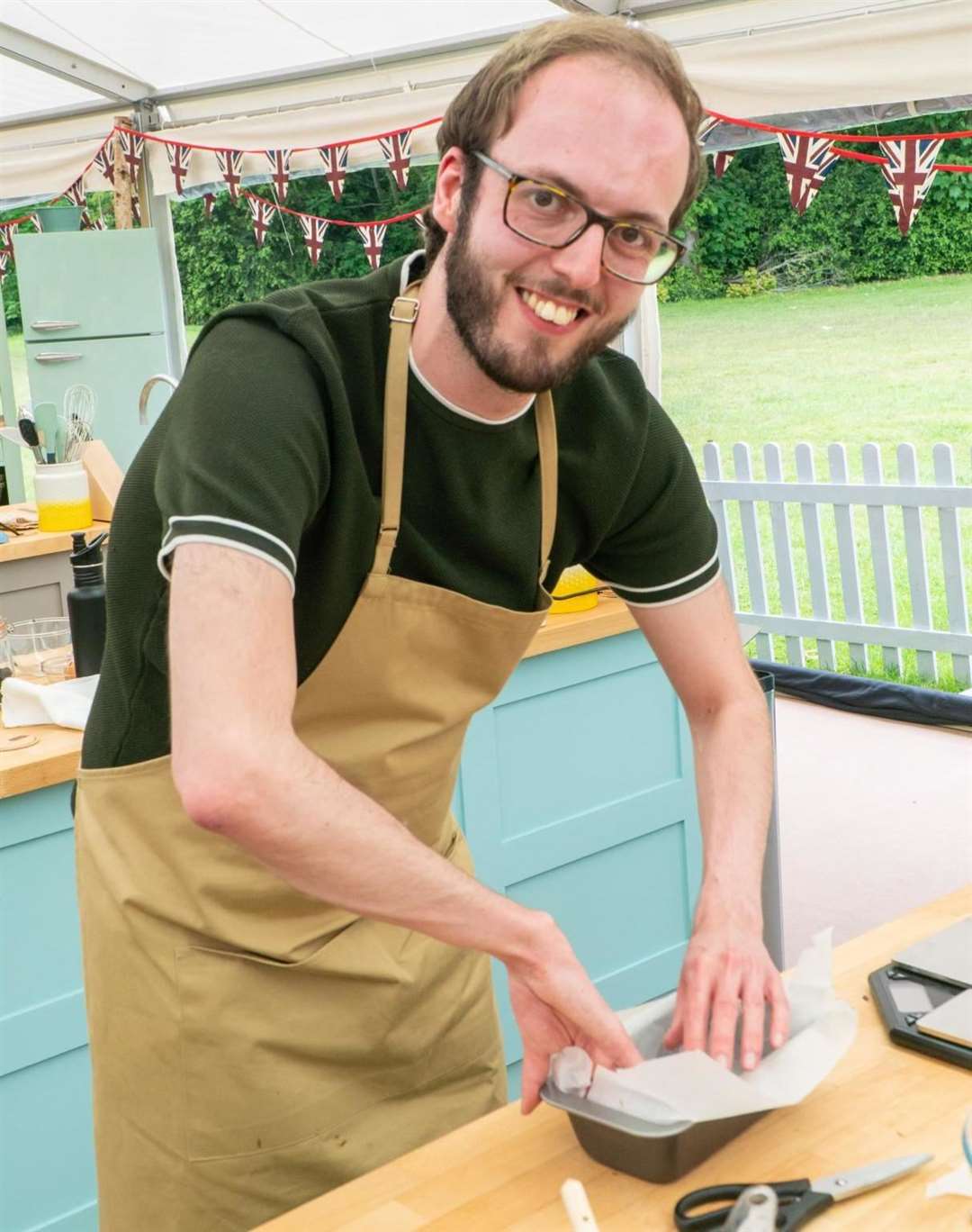 Tom, 28, from Maidstone appeared on The Great British Bake Off. Picture: Channel 4