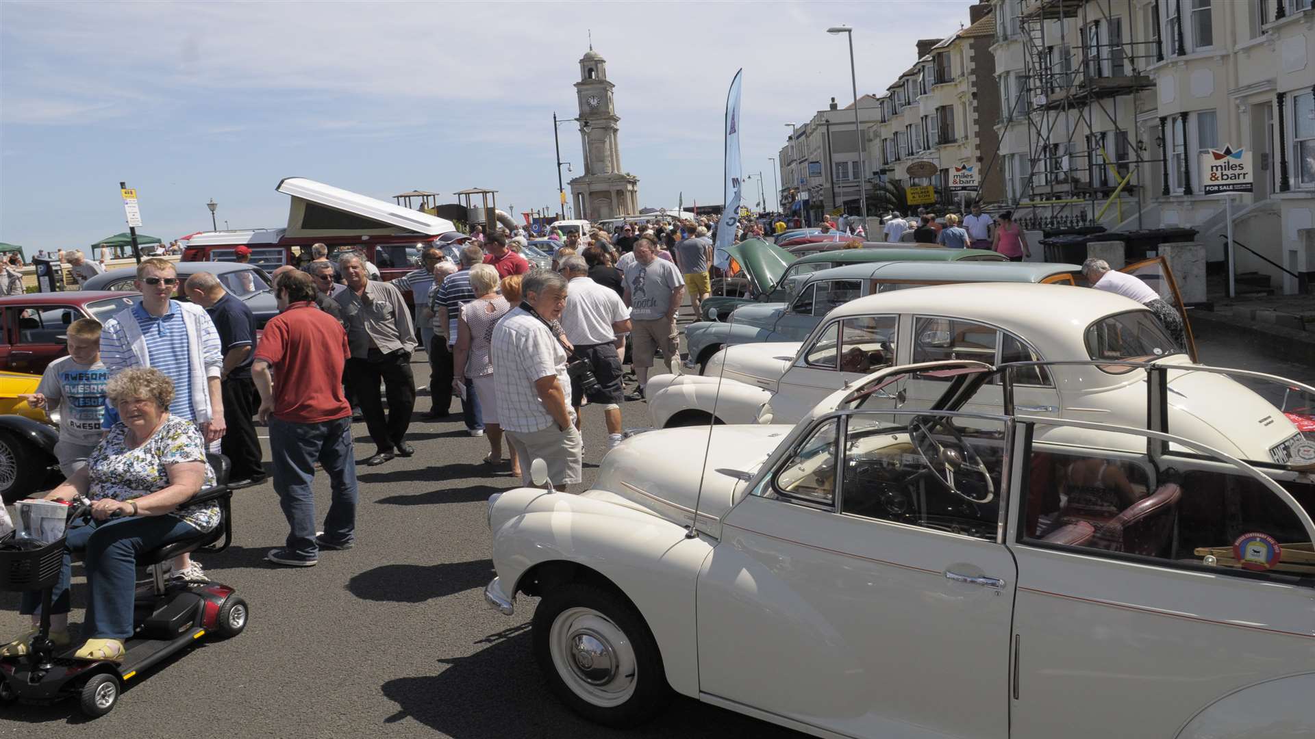 The motor show was due to be held in Central Parade