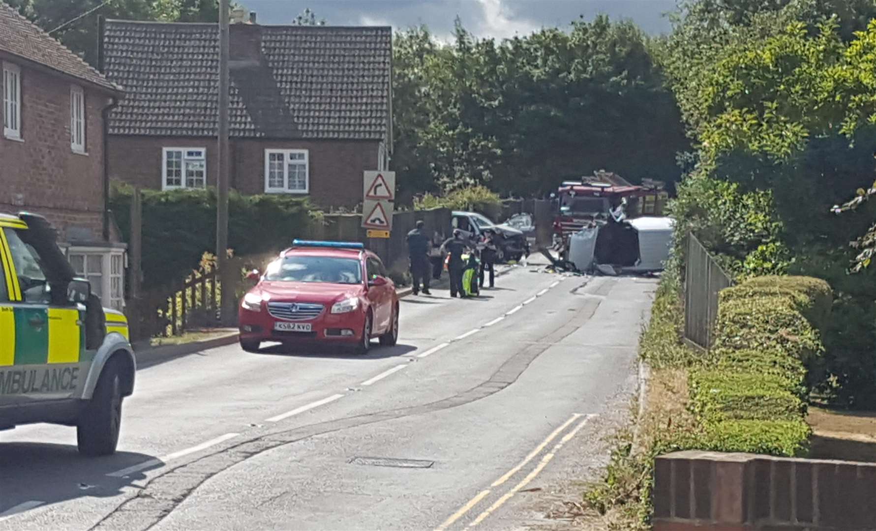 The crash on the A274 in Headcorn