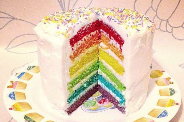 Britt's rainbow cake