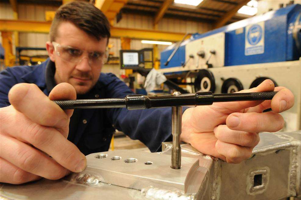 Darren Sweeting, of MKE Engineering in Sittingbourne, has used his apprenticeship to study for a degree