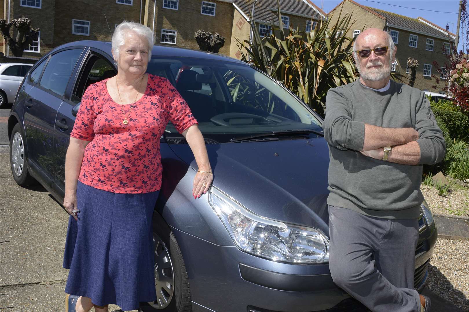 Patricia and Eric Matfield were trapped in a car park in Canterbury for an hour after having trouble with a newly installed ANPR system. Picture: Paul Amos