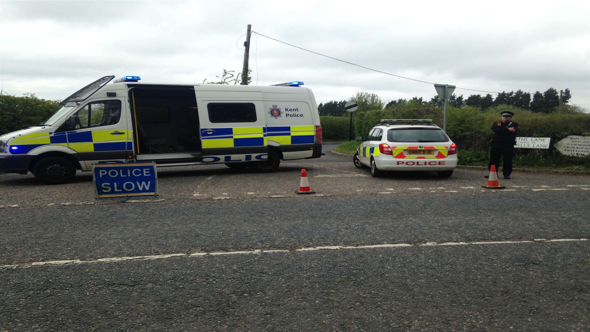 Smiths Lane was closed while investigations took place