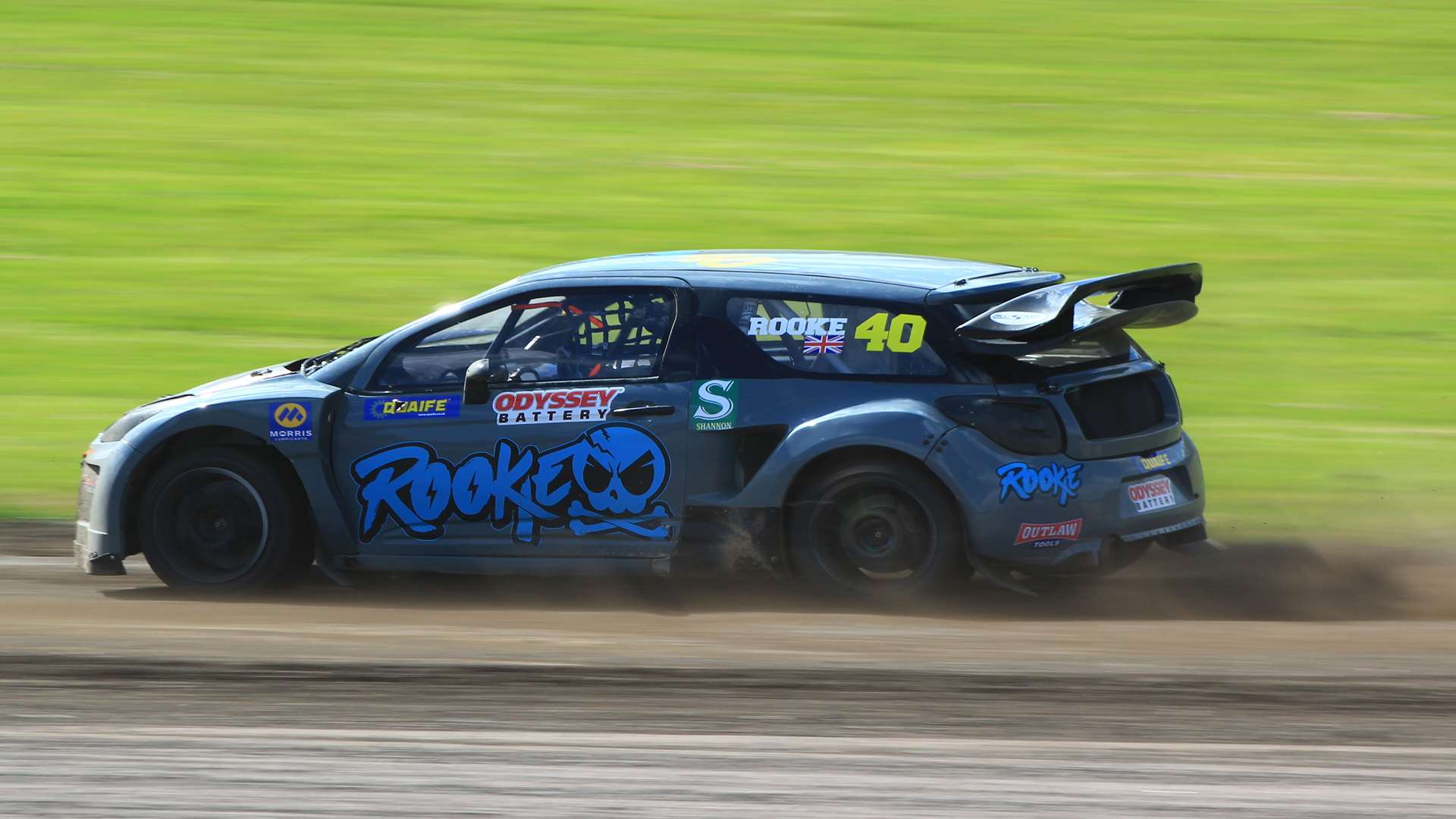 Ovenden tested the Citroen DS3 raced by Dan Rooke. Picture: Joe Wright