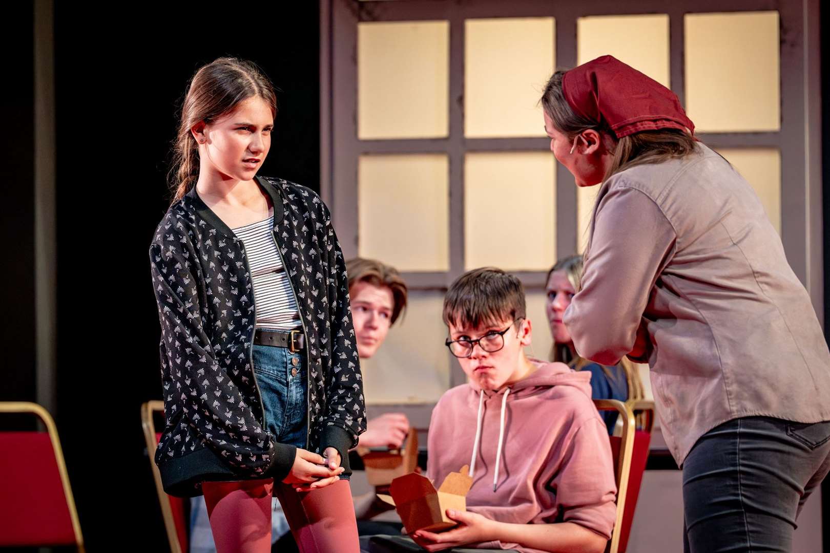 In The Trials children living in a scorched future judge their ancestors for failing to safeguard the planet. Picture: The Marlowe Theatre/Steve Gregson