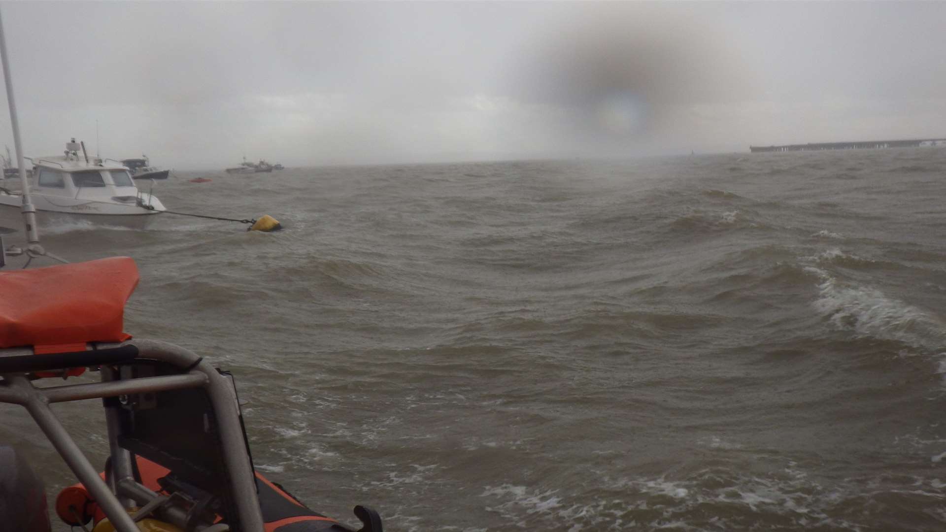 Force seven to eight gale conditions. Picture: RNLI/Alan Carr.