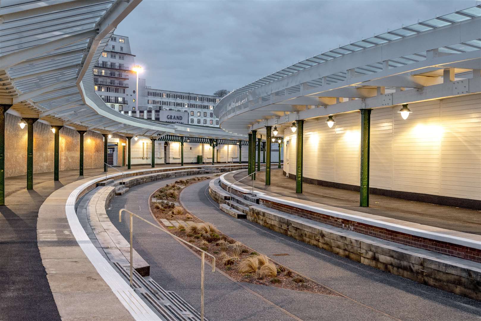 The restored station unveiled