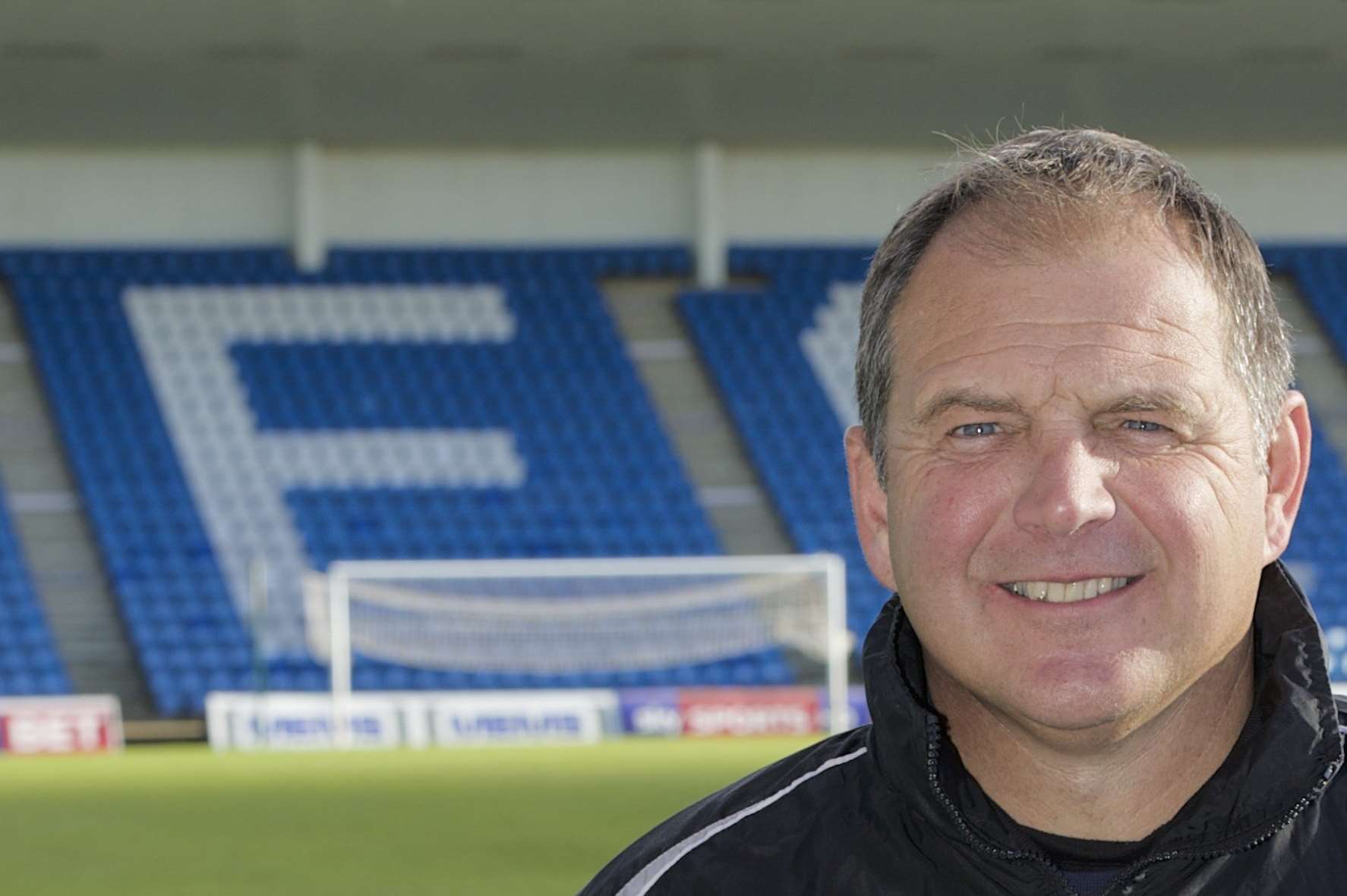 Gills manager Steve Lovell. His side are eight unbeaten at Priestfield in the league Picture: Andy Payton