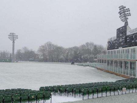 Kent's St Lawrence cricket ground in Canterbury in December 2012.