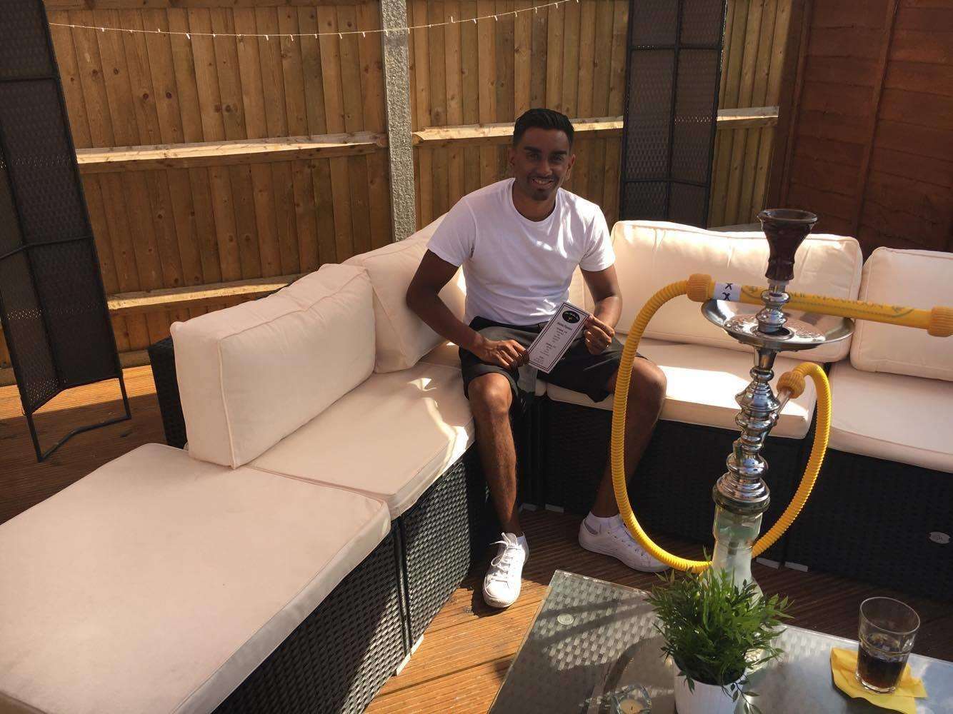 Rajan Musha has opened The Shisha Bar