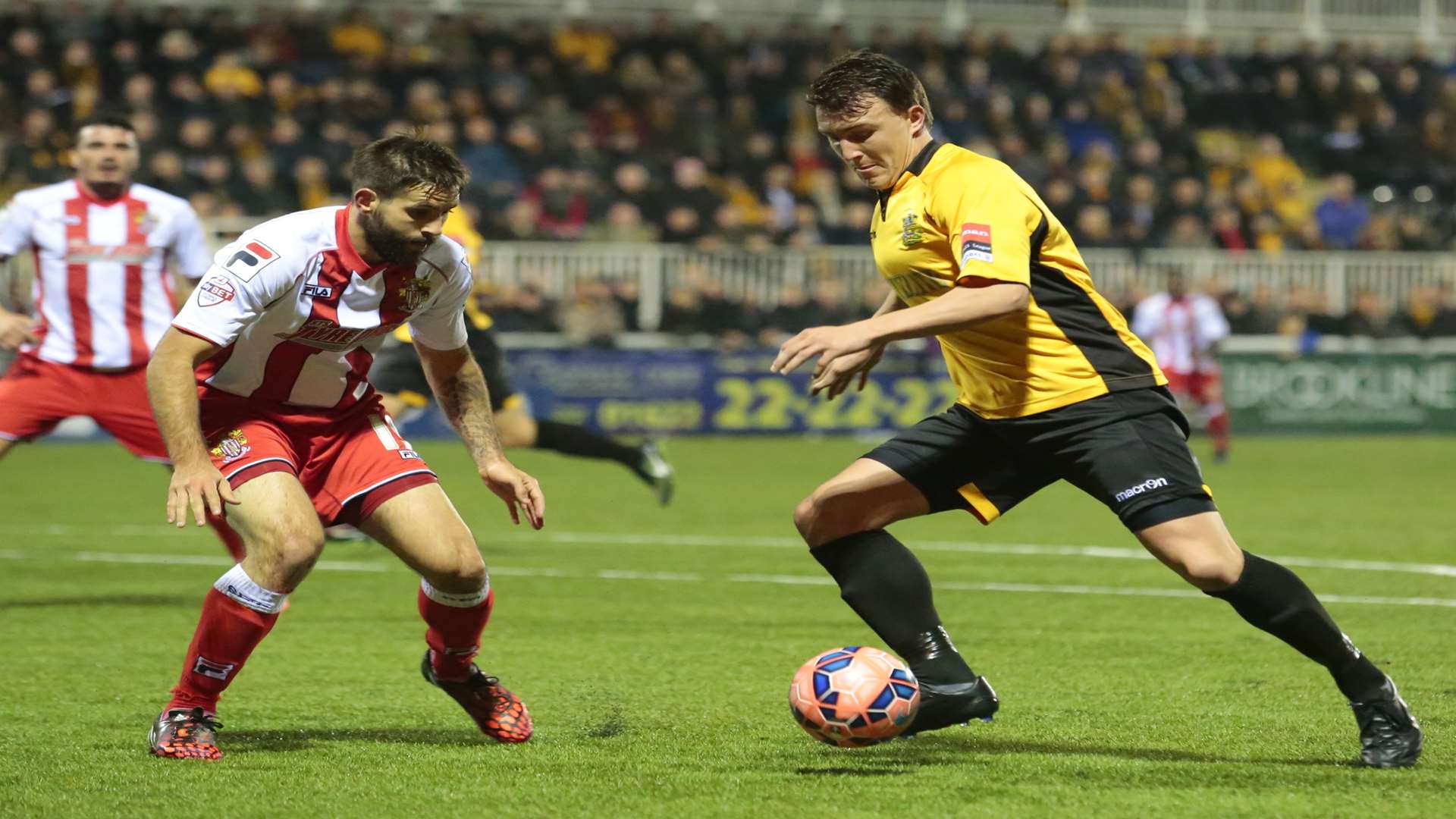 Maidstone take on Stevenage in their FA Cup first round replay. Picture: Martin Apps