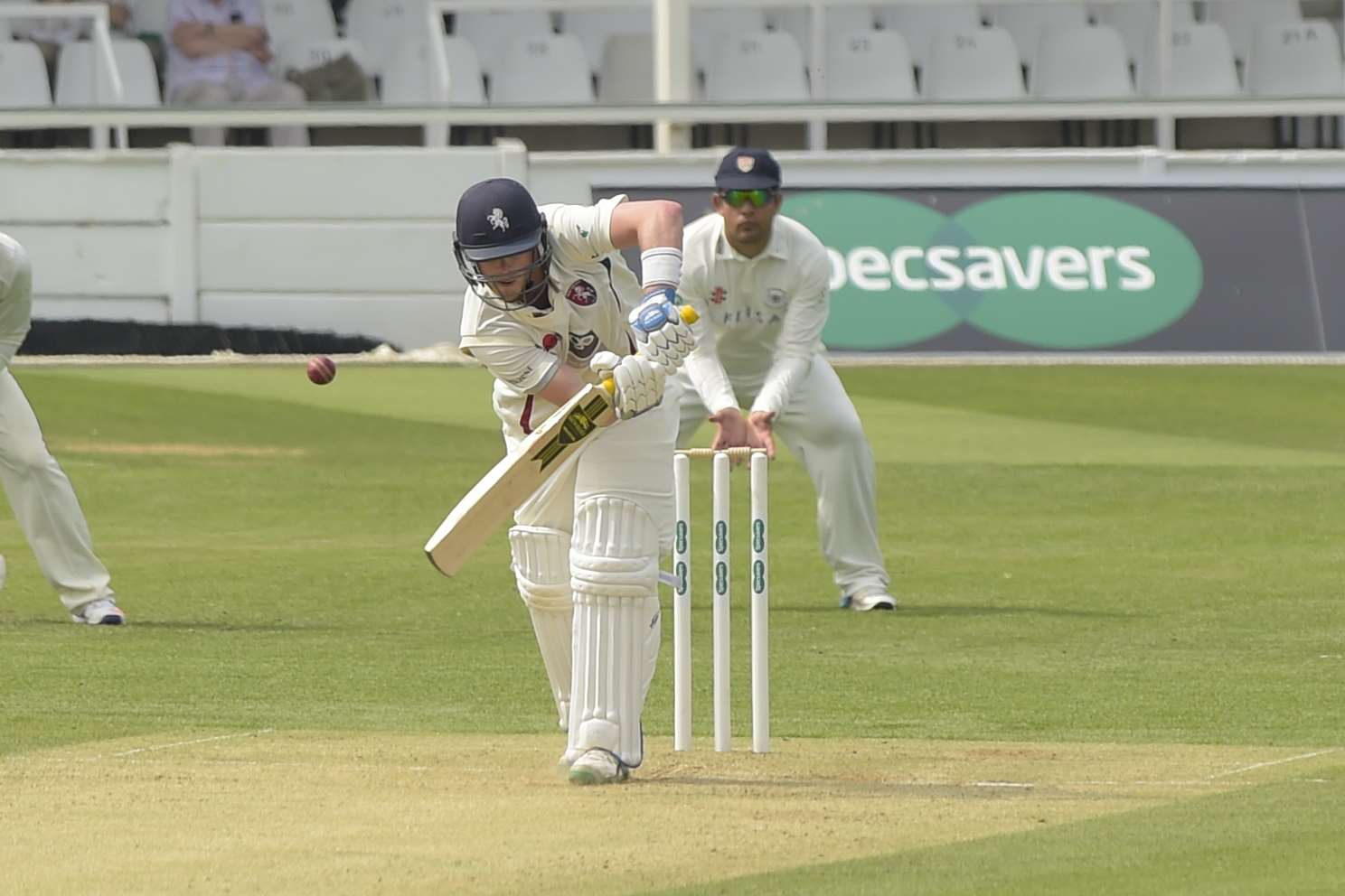 Sam Northeast on his way to 189 against Gloucestershire. Picture: Tony Flashman.