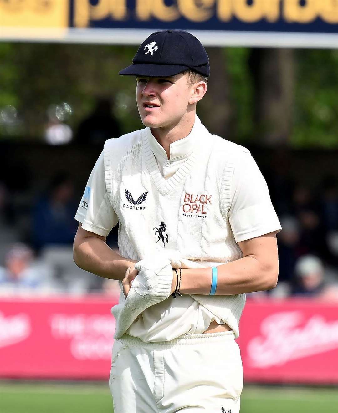 Jaydn Denly saved Kent from defeat at Chelmsford. Picture: Barry Goodwin