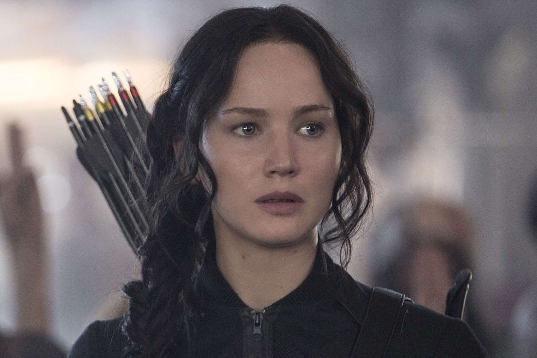 Jennifer Lawrence in the Hunger Games: Mockingjay - Part 1. Picture: PA Photo/Handout/Universal