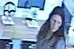 A CCTV image of a woman police want to talk to about an alleged theft at the Designer Outlet Centre.