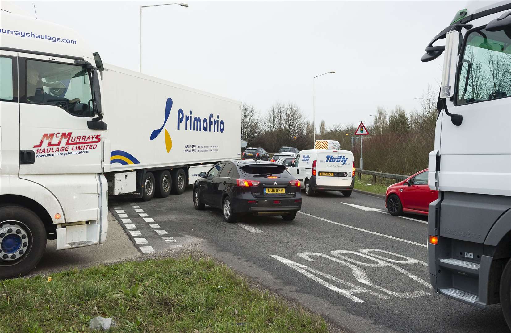 Brenley Corner links the M2, A2 and Thanet Way, but regularly becomes congested