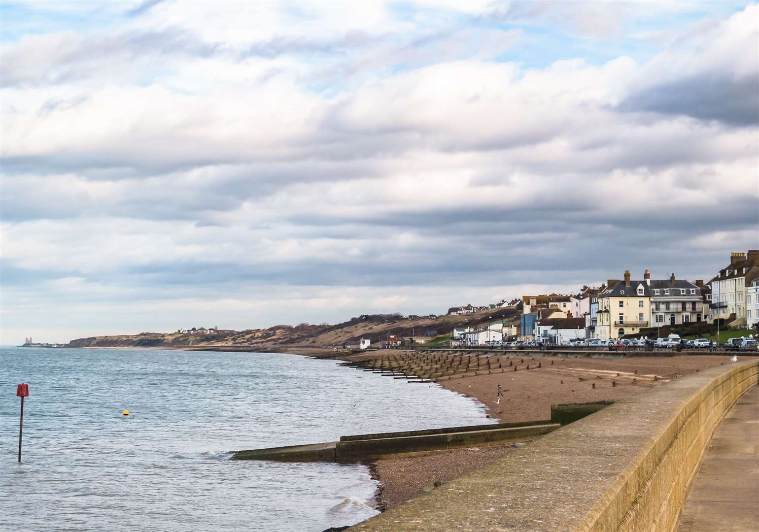 People have been advised against bathing in Herne Bay due to a pollution risk