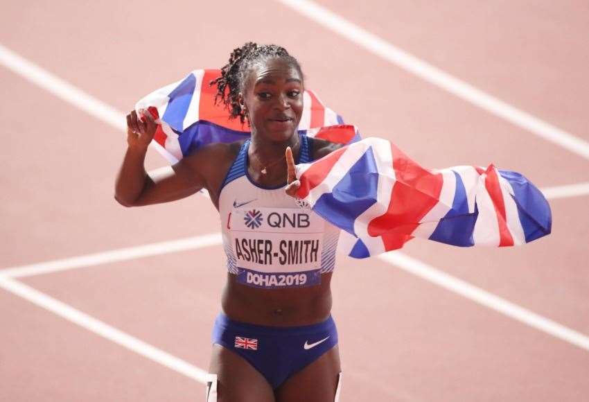 Dina Asher-Smith. Picture: @TeamGB