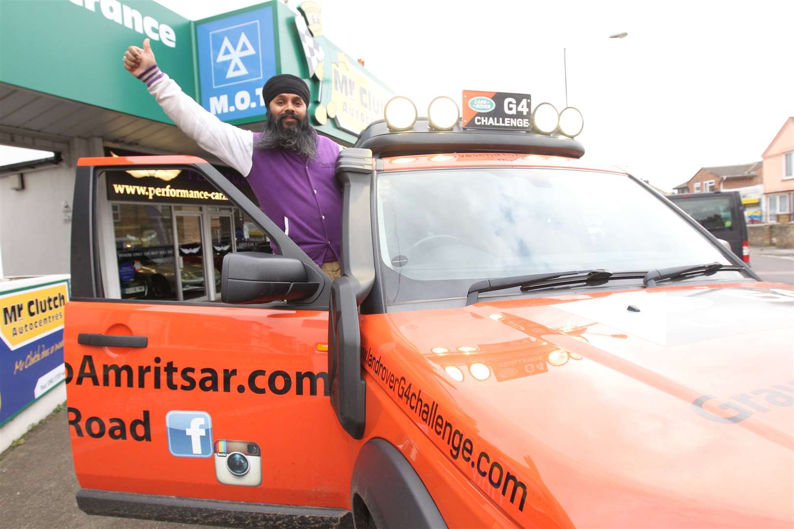 Jagjit Singh Grewal and his good friend Rapinder Singh Cheema will drive from Gravesend to Amritsar in India in 14 days,