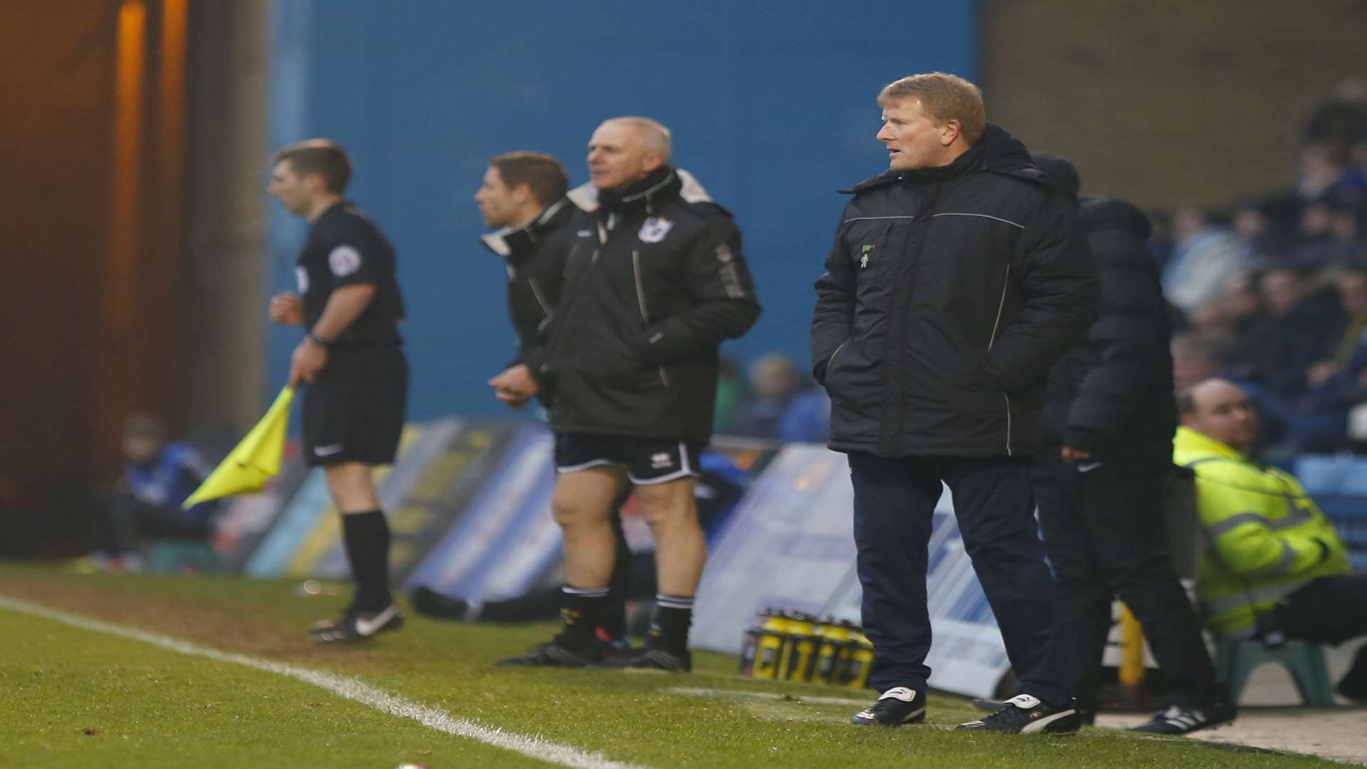 Head Coach Ady Pennock on the touchline Picture: Andy Jones
