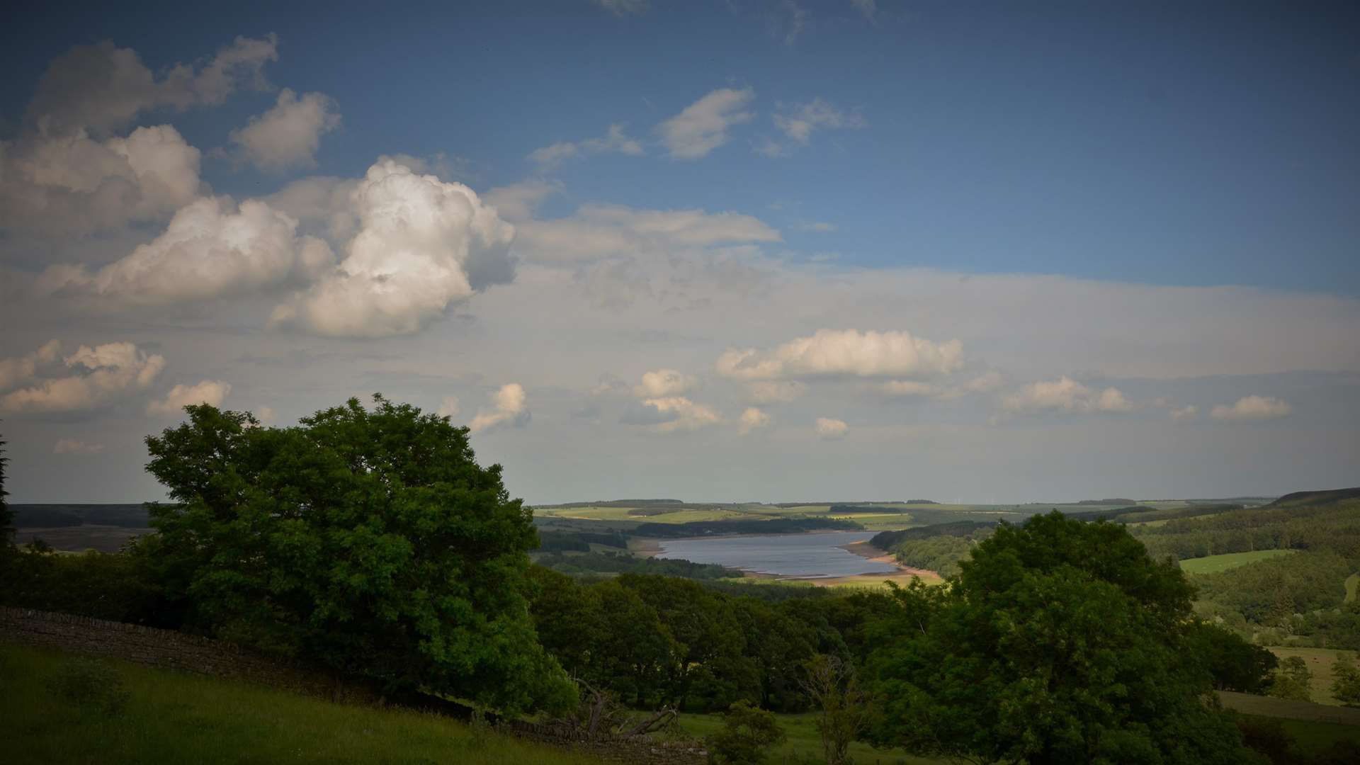 Views across Derwent reservoir