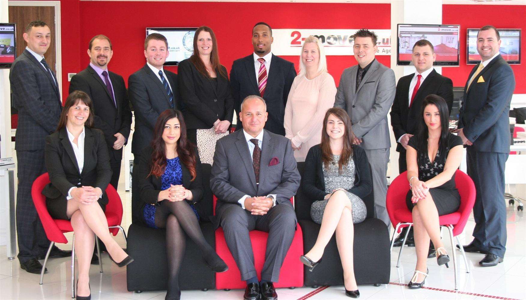 The Gravesend and Strood teams of 2-Move estate agents